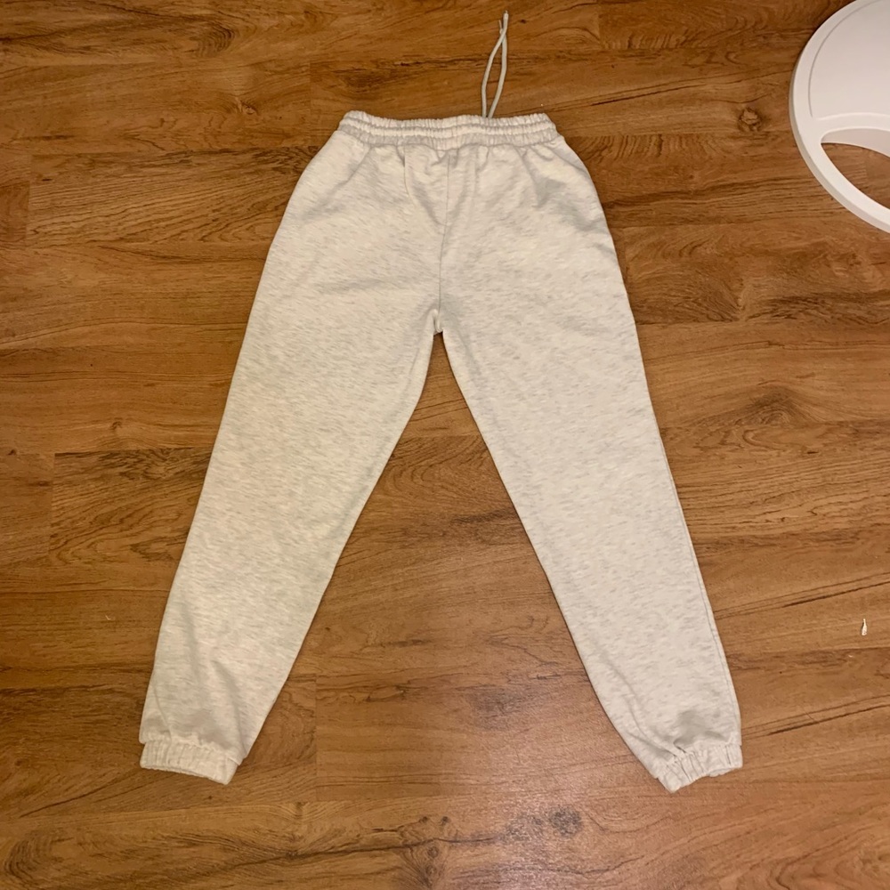 High Waisted Distressed Drawstring Sweatpants/Jog… - image 2
